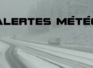 Conditions routières difficiles en raison des alertes météo