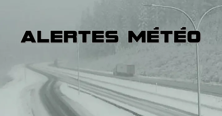 Alertes météo et conditions routières à prévoir