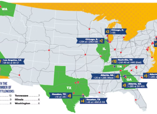 ATRI: Top 10 des pires points de congestion routière aux USA