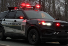 Deux arrestations liées au cannabis pour Contrôle Routier Québec Photo : Ethan Vachon, Projets 360