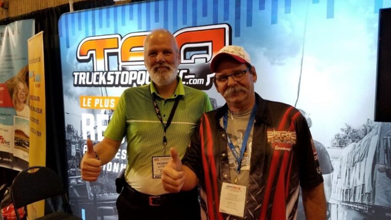 Raymond Bureau et Jacques Lafleur, collaborateur et invité de Truck Stop Québec