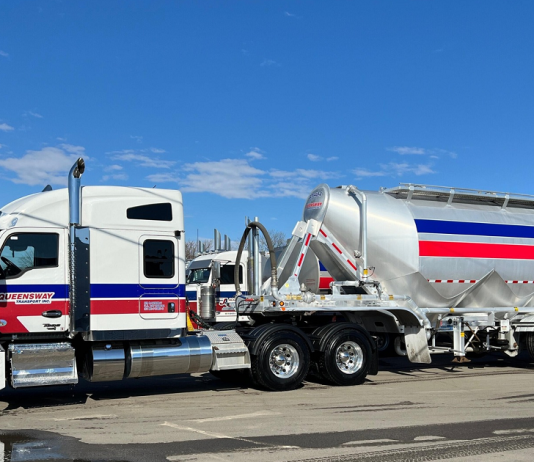 Transport Queensway inc. annonce un ajout majeur à ses services : le transport de ciment!