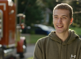 Une expérience mémorable pour Samuel à l’émission Coeur de Trucker 2024! Samuel Coeur de Trucker 2024 - Crédit Unis TV
