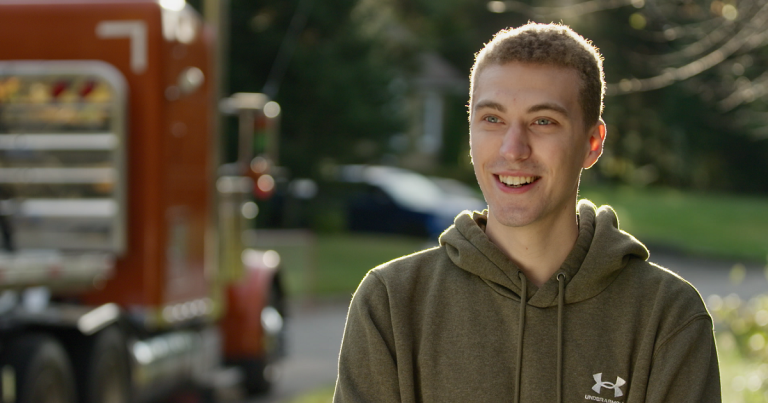 Une expérience mémorable pour Samuel à l&rsquo;émission Coeur de Trucker 2024!