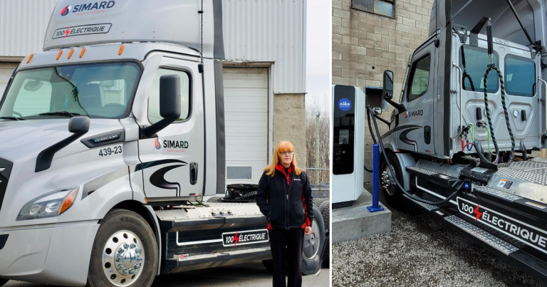 Sylvie Lemay, première femme qui remporte le prix Chauffeur de l’année Volvo