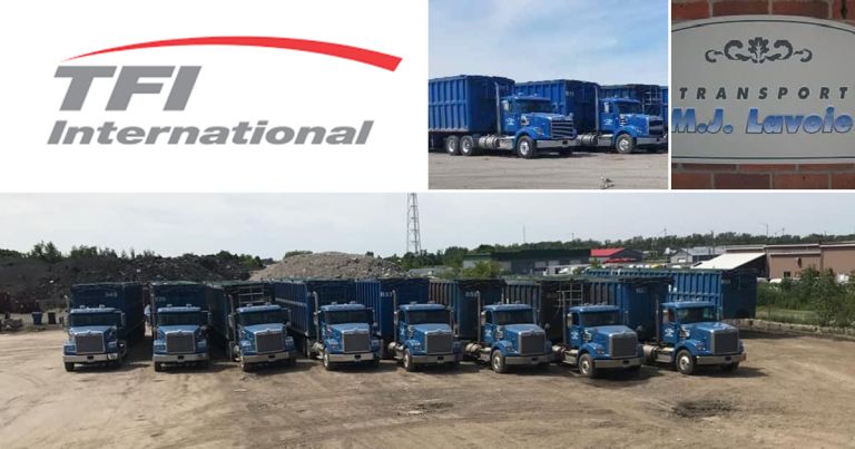 TFI International annonce l&rsquo;acquisition de Transport MJ Lavoie