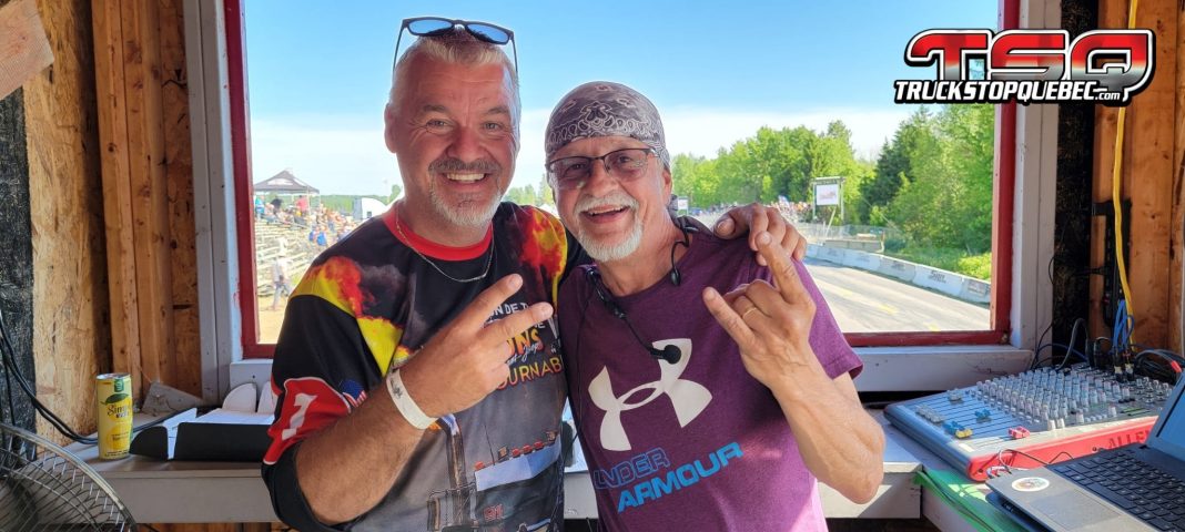 Les animateurs de courses, Jason Quirion et Yves Bertrand!