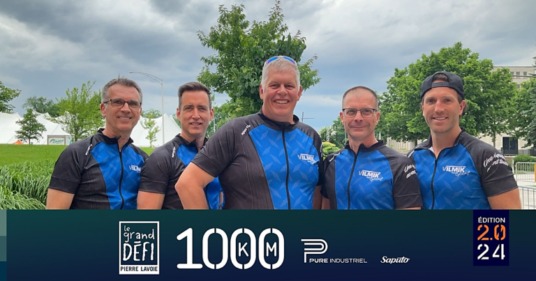 Transport Vilmik brille au Grand Défi Pierre Lavoie 1000 km
