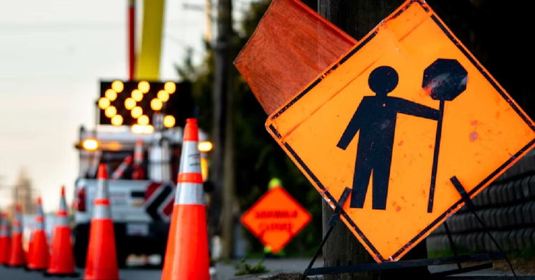 Travailleur blessé par un camion lors d&rsquo;une opération de marquage routier