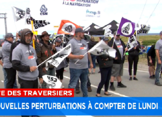 Grève des traversiers : Matane-Baie-Comeau-Godbout suspendu