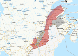 Environnement Canada émet plusieurs alertes météo. Voici les détails :