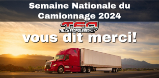 Semaine nationale du camionnage : Hommage aux camionneurs et aux acteurs du transport routier