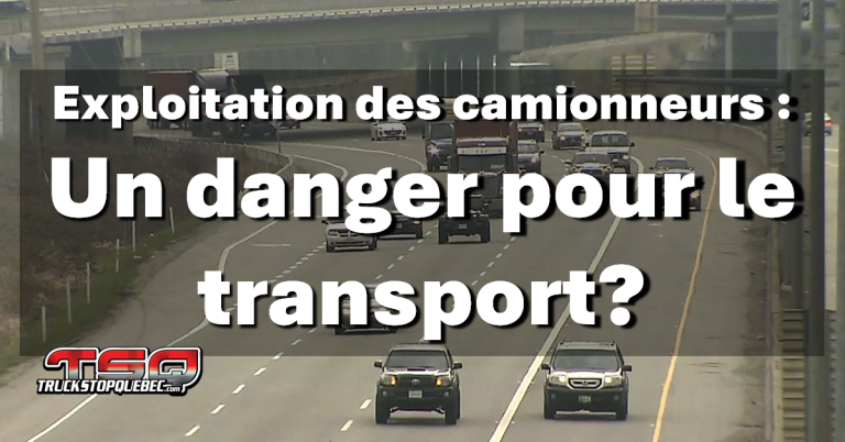 Risque de dégradation des conditions de travail dans le camionnage au Canada