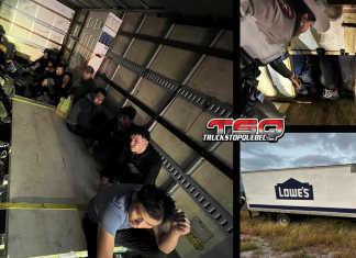 Un camion de Lowe’s intercepté avec 17 immigrants illégaux Au Texas, un faux camion de Lowe’s intercepté lors d’un point de contrôle révèle 17 immigrants illégaux cachés dans un compartiment secret