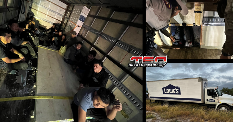 Un camion de Lowe’s intercepté avec 17 immigrants illégaux