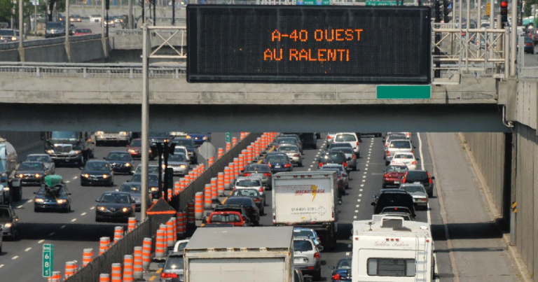 L&rsquo;autoroute 40 – Métropolitaine sera fermée du 13 au 16 septembre en direction ouest