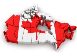 Graphiques des provinces canadiennes, représentant la coopération entre les territoires pour simplifier les échanges dans le secteur du camionnage.