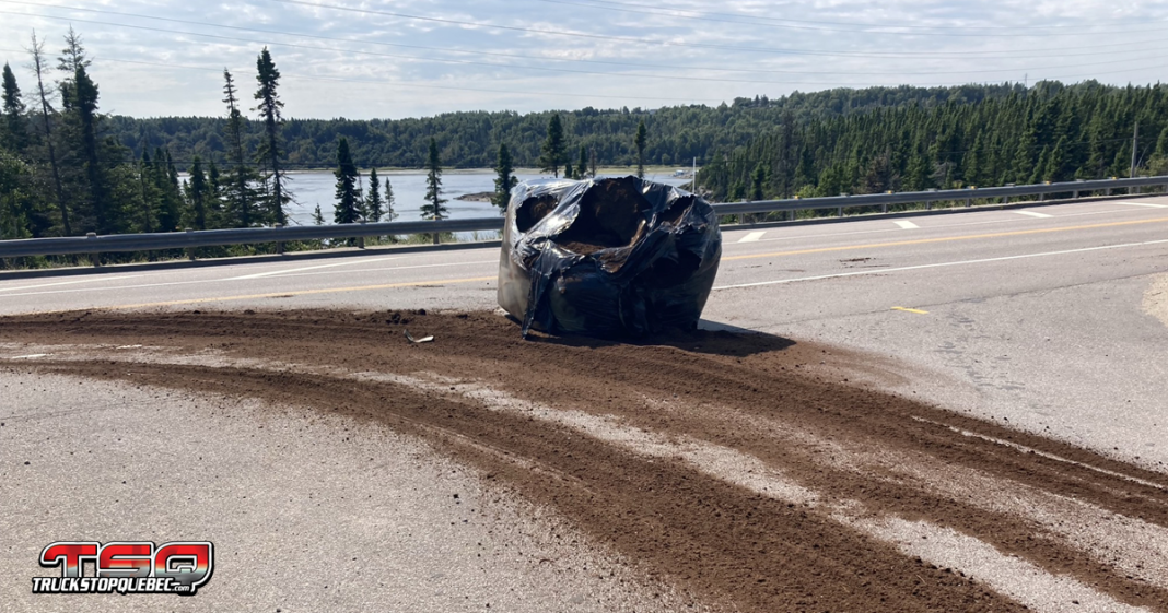 Accident impliquant un camion lourd à Baie-Comeau évité