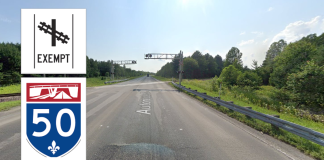 Passages à niveau dangereux sur l’autoroute 50 à Lachute Passages à niveau dégradés sur l'autoroute 50 à Lachute, une préoccupation pour la sécurité routière, particulièrement pour les autocars, autobus, transport de matières dangereuses.