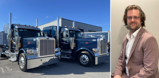 Trans-West revisite les classiques avec ses nouveaux camions et offre des opportunités d’emploi à tous types de camionneurs Patrick Gagnon, Vice-Président Gestion des Routiers chez Trans-West, présente les nouveaux Peterbilt 589 et leur impact sur les routiers et l’entreprise.
