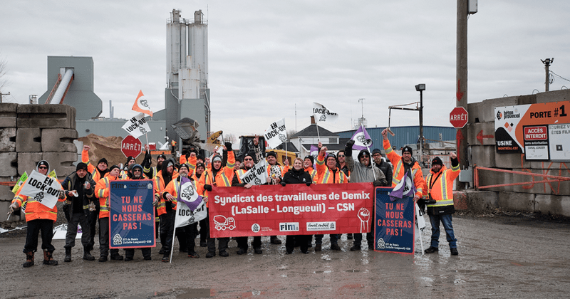 Moins de huit mois après avoir acquis les usines de LaSalle et de Longueuil, Béton Provincial, le plus grand joueur québécois dans l'industrie du béton, a décrété un lock-out juste avant les fêtes.