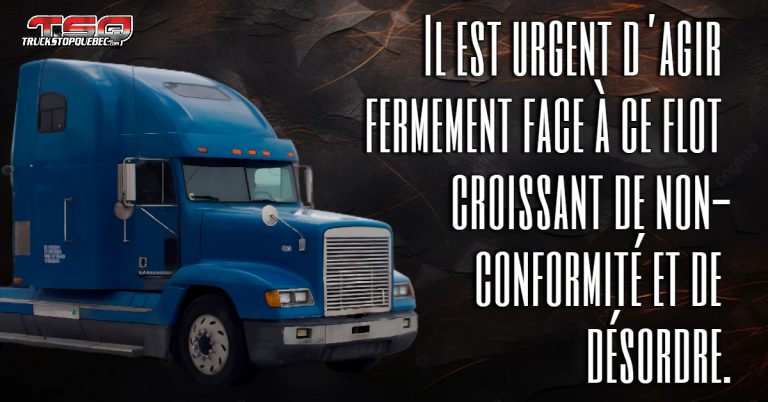 Transport routier : Des défis interprovinciaux qui accentuent la pression sur nos routes et nos agents de CRQ