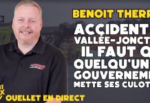 Tragédie à Vallée-Jonction : Entrevue de Benoit Therrien sur Radio X Entrevue de Benoit Therrien sur la tragédie de Vallée-Jonction à Radio X.