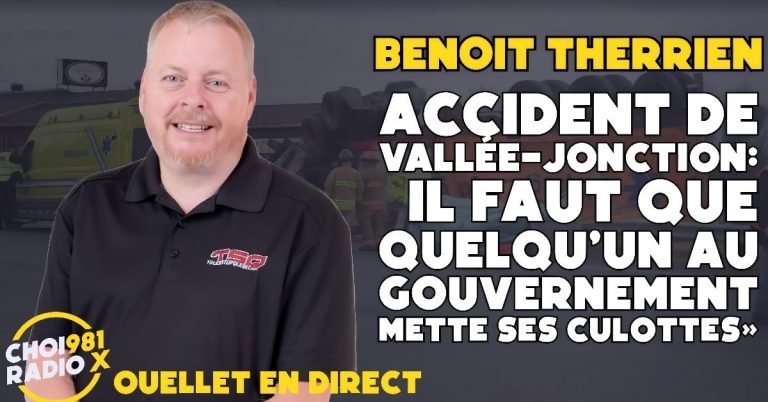 Tragédie à Vallée-Jonction : Entrevue de Benoit Therrien sur Radio X