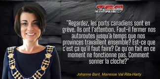 Transport dans le Nord de l’Ontario : La mairesse Johanne Baril tire la sonnette d’alarme sur les dangers des routes 11/17 Johanne Baril, mairesse de Val Rita dans le nord de l'Ontario, tire la sonnette d’alarme sur les dangers liés à la route 11/17 et au transport routier.