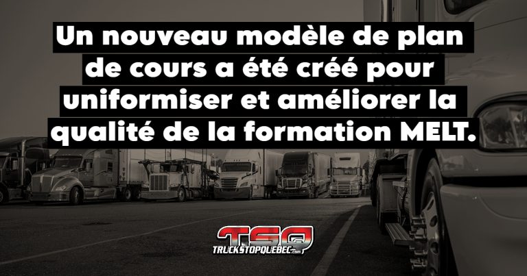 L&rsquo;Ontario remet à jour son programme MELT pour les chauffeurs de camion