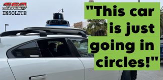 Un véhicule autonome perd le nord et tourne en rond avec un passager Véhicule autonome Waymo qui ne veut plus arrêter de tourner en rond sur la route.