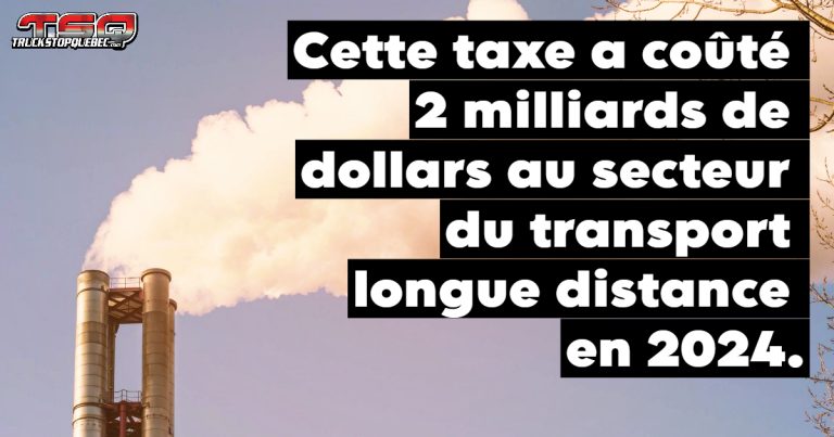 L’impact de la taxe carbone sur le camionnage : un fardeau de plus pour l&rsquo;industrie