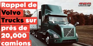 Rappel de Volvo Trucks sur près de 20,000 camions Un camion de Volvo Trucks, modèle VNR, stationné sur un terrain plat, illustrant un véhicule concerné par le rappel de sécurité pour un problème potentiel de l'unité de commande électronique (ECU) pouvant affecter les systèmes de freins.