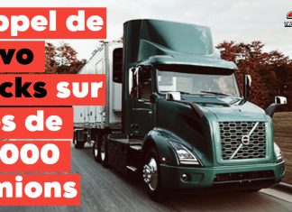Rappel de Volvo Trucks sur près de 20,000 camions Un camion de Volvo Trucks, modèle VNR, stationné sur un terrain plat, illustrant un véhicule concerné par le rappel de sécurité pour un problème potentiel de l'unité de commande électronique (ECU) pouvant affecter les systèmes de freins.
