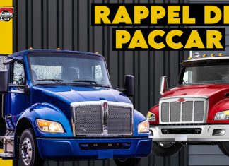 Rappel de Paccar pour 8 modèles de Kenworth et Peterbilt Camions de Peterbilt et de Kenworth pour illustrer le rappel du fabricant Paccar.