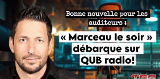 Bonne nouvelle pour les auditeurs : « Marceau le soir » débarque sur QUB radio! Yannick Marceau de « Marceau le soir », qui débarque sur QUB radio!