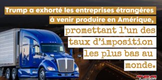 Face aux tarifs de Trump, des entreprises canadiennes songent à déménager aux États-Unis Site minier avec un camion en activité, illustrant la pression exercée sur les entreprises canadiennes face aux incitatifs fiscaux et aux menaces de tarifs de Trump pour attirer la production et les investissements aux États-Unis.