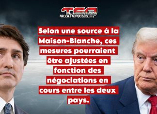 Tarifs douaniers : une issue encore possible entre le Canada et les États-Unis? Justin Trudeau et Donald Trump, en pleine période de tensions commerciales entre le Canada et les États-Unis alors que ces deux pays pourraient imposer des tarifs douaniers.