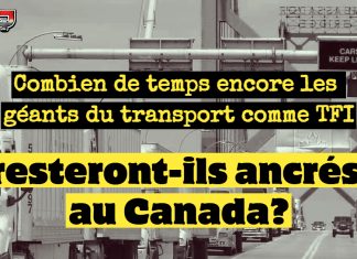TFI International : un retour forcé après la pression des actionnaires Des camions sur le pont Ambassador, illustrant l’enjeu du transport transfrontalier entre le Canada et les États-Unis ainsi que les entreprises comme TFI International qui sont tentées de se relocaliser de l'autre côté de la frontière.