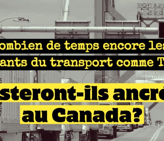 TFI International : un retour forcé après la pression des actionnaires Des camions sur le pont Ambassador, illustrant l’enjeu du transport transfrontalier entre le Canada et les États-Unis ainsi que les entreprises comme TFI International qui sont tentées de se relocaliser de l'autre côté de la frontière.