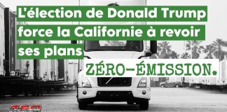 La transition vers les camions électriques en Californie freinée par l’administration Trump Des camions électriques en Californie illustrant l'impact des décisions de Trump sur la transition vers une logistique plus verte.