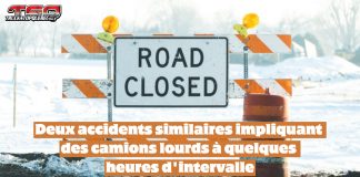Deux accidents impliquant des camions lourds à quelques heures d’intervalle Deux accidents distincts impliquant des camions lourds semi-remorques au Saguenay et à Plessisville ont perturbé la circulation et causé des blessures aux automobilistes.