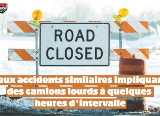 Deux accidents impliquant des camions lourds à quelques heures d’intervalle Deux accidents distincts impliquant des camions lourds semi-remorques au Saguenay et à Plessisville ont perturbé la circulation et causé des blessures aux automobilistes.