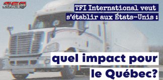 TFI International a annoncé son intention de transférer son siège social aux États-Unis Camion de TFI International en opération au Québec, illustrant la continuité des activités locales malgré le transfert du siège social aux États-Unis.