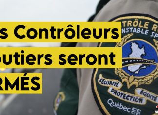 Les contrôleurs routiers du Québec seront armés : un document exclusif obtenu par Truck Stop Québec Les contrôleurs routiers du Québec (CRQ) obtiennent gain de cause et seront dorénavant armés pour faire leur travail.