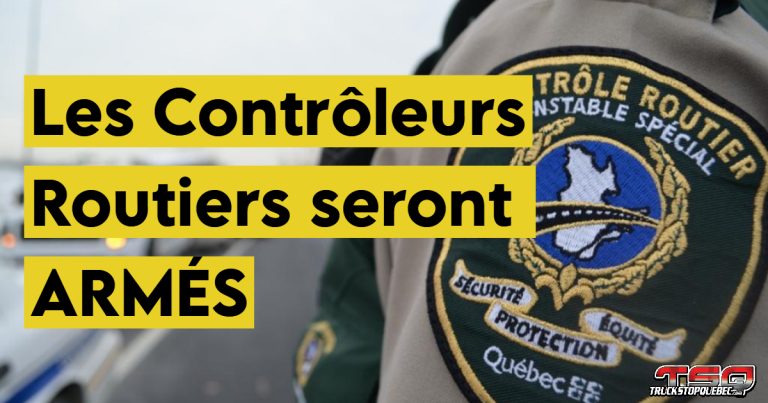 Les contrôleurs routiers du Québec seront armés : un document exclusif obtenu par Truck Stop Québec