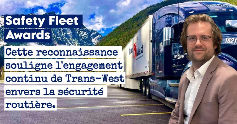 Trans-West honorée par la TCA pour son excellence en sécurité routière