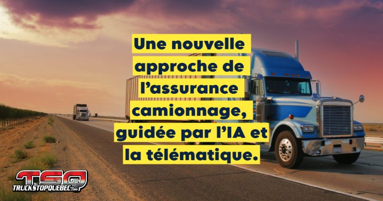 L’IA s’invite dans le secteur des assurances du camionnage