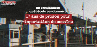 Un camionneur québécois condamné à 17 ans de prison pour importation de cocaïne Un camionneur québécois condamné à 17 ans de prison pour avoir tenté d’importer 215 kg de cocaïne par le pont Blue Water, à la douane de Sarnia.