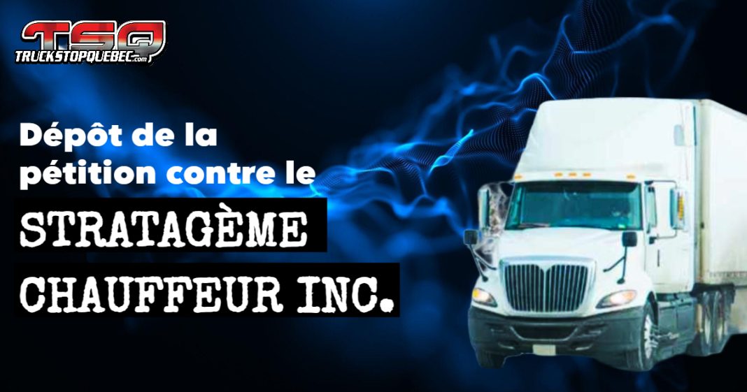Monsef Derraji et David Morneau déposent une pétition à l’Assemblée nationale pour dénoncer le stratagème Chauffeur Inc. dans le camionnage.